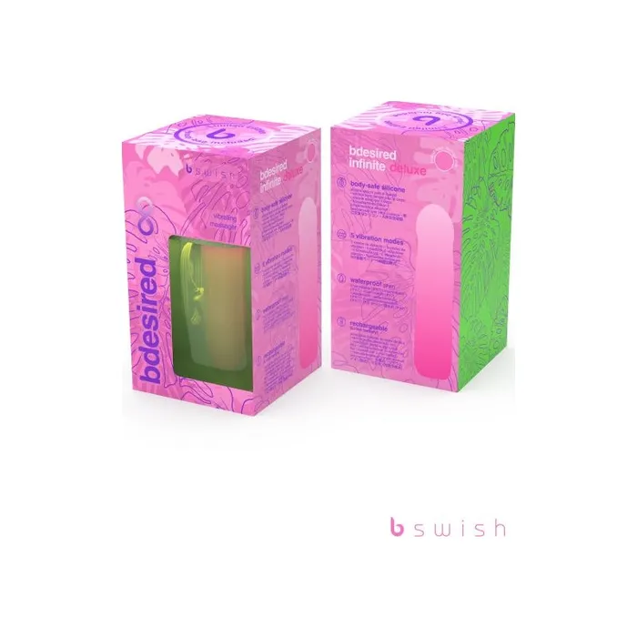 Bswish Vibrators Bdesired Infinite Deluxe Flamingo Pink