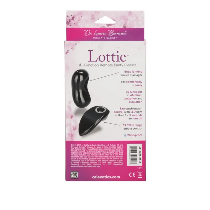 Female Sex Toys Dr Laura Berman Lottie 10Function Remote Panty Pleaser CalExotics Female Sex Toys Dr Laura Berman Lottie 10Function Remote Panty Pleaser CalExotics