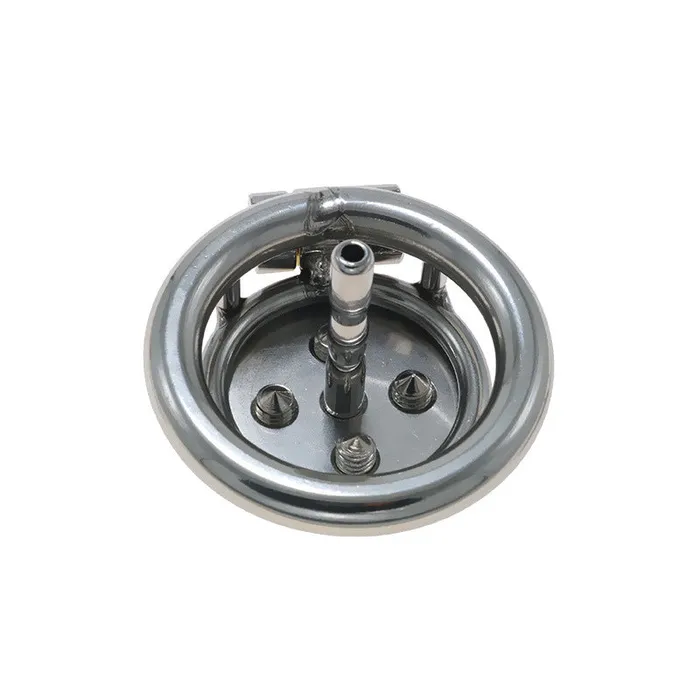 Male Sex Toys CHASTITY CAGE CO Flat Chastity With Spikes