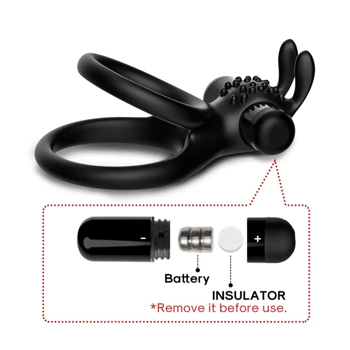 Your Pleasure Toys Vibrating Bullet Penis Ring Male Sex Toys