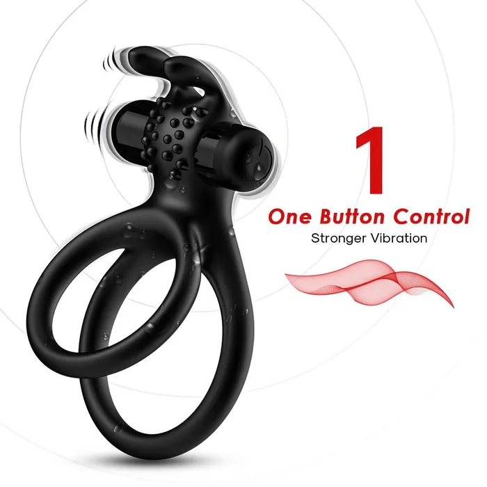 Your Pleasure Toys Vibrating Bullet Penis Ring Male Sex Toys