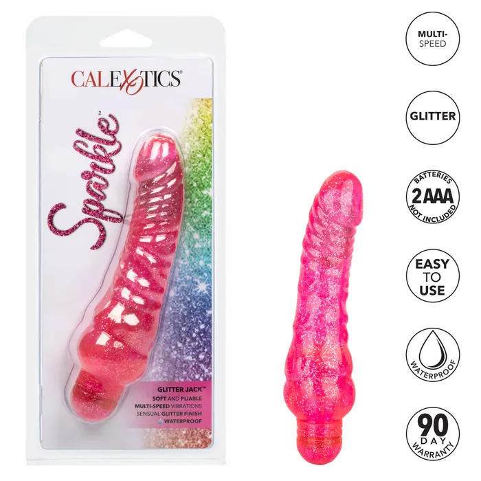 Vibrators CalExotics Sparkle Glitter Jack Vibe Pink