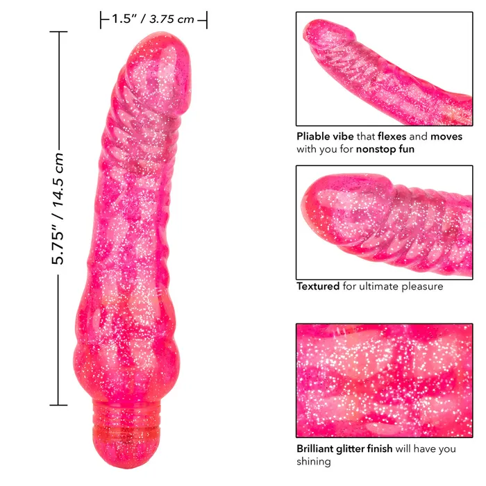 Vibrators CalExotics Sparkle Glitter Jack Vibe Pink