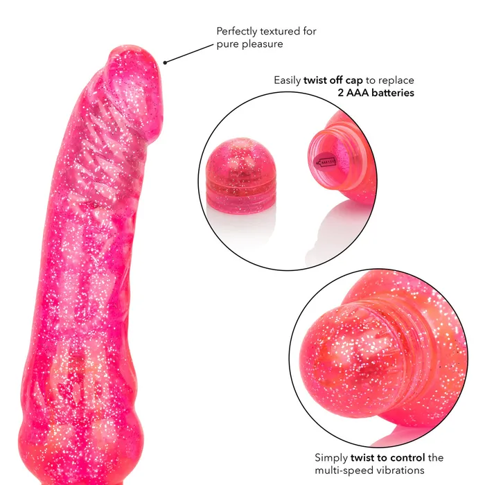 Vibrators CalExotics Sparkle Glitter Jack Vibe Pink