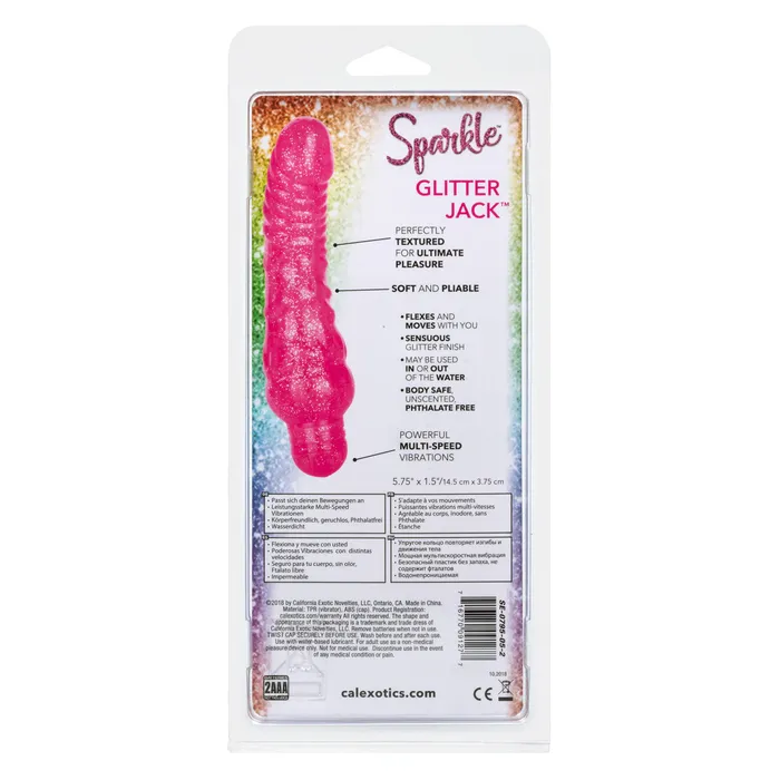 Vibrators CalExotics Sparkle Glitter Jack Vibe Pink