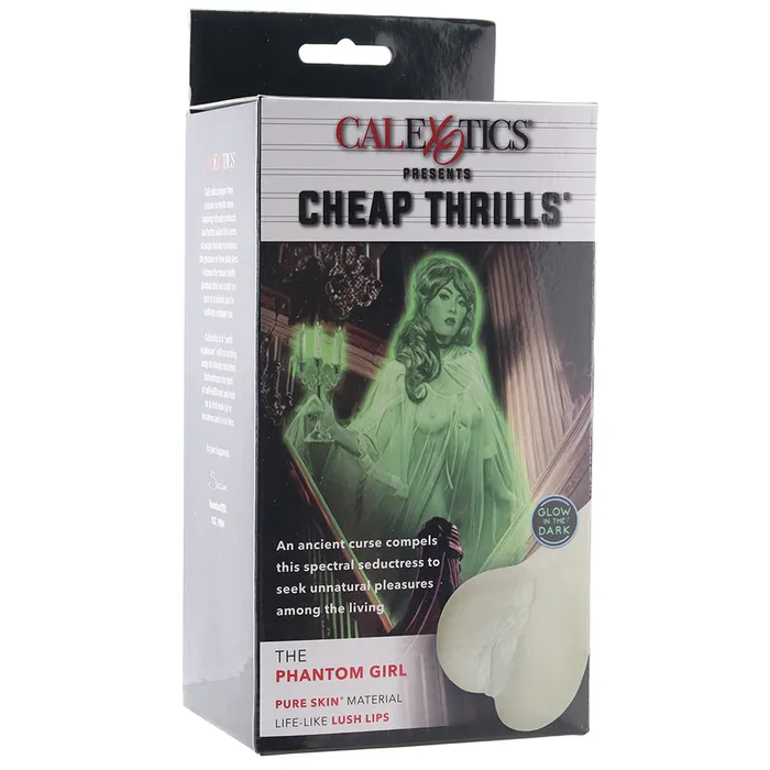 CalExotics Cheap Thrills The Phantom Girl Glow In The Dark Stroker Male Sex Toys
