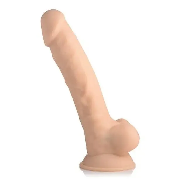 Curve Toys Female Sex Toys Curve Novelties Fleshstixxx 8 Vibrating Silicone Dildo with Balls Curve Toys Female Sex Toys Curve Novelties Fleshstixxx 8 Vibrating Silicone Dildo with Balls