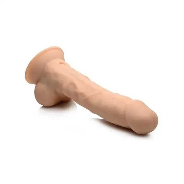 Curve Toys Female Sex Toys Curve Novelties Fleshstixxx 8 Vibrating Silicone Dildo with Balls Curve Toys Female Sex Toys Curve Novelties Fleshstixxx 8 Vibrating Silicone Dildo with Balls