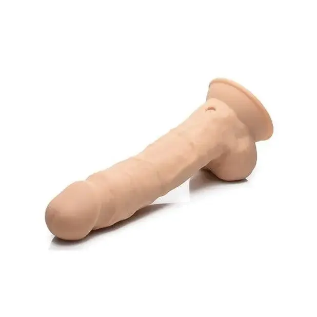 Curve Toys Female Sex Toys Curve Novelties Fleshstixxx 8 Vibrating Silicone Dildo with Balls Curve Toys Female Sex Toys Curve Novelties Fleshstixxx 8 Vibrating Silicone Dildo with Balls