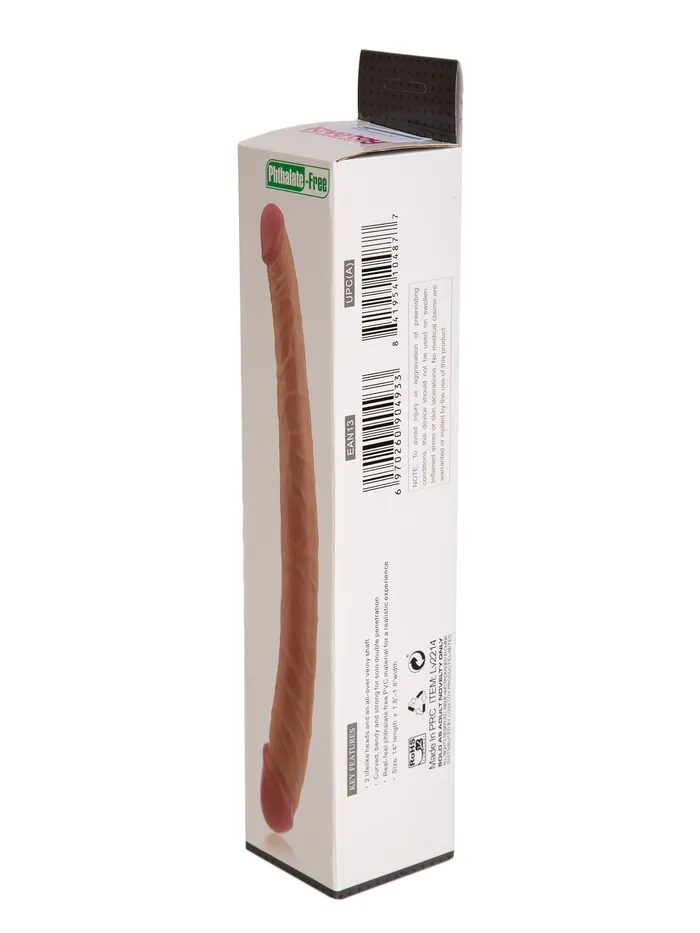 Dildos HonourSkintwocom Veined Double Headed Dildo Dildos HonourSkintwocom Veined Double Headed Dildo