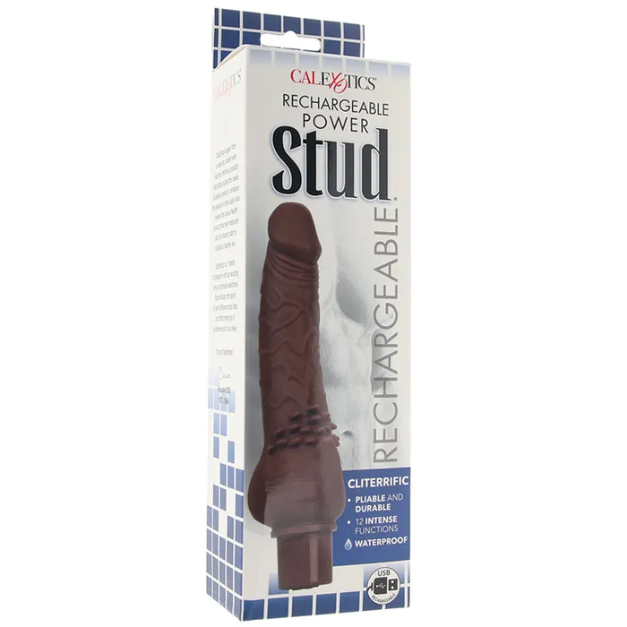 Female Sex Toys Power Stud Rechargeable Cliterrific Vibe in Brown CalExotics Female Sex Toys Power Stud Rechargeable Cliterrific Vibe in Brown CalExotics
