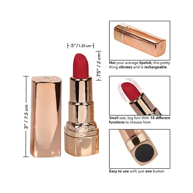 Hide Play Rechargeable Lipstick Red CalExotics Anal