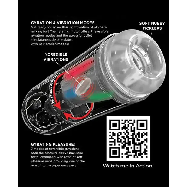 PDX Elite Ultimate Milker 2 Rechargeable Milking Masturbator PDX Elite Male Sex Toys
