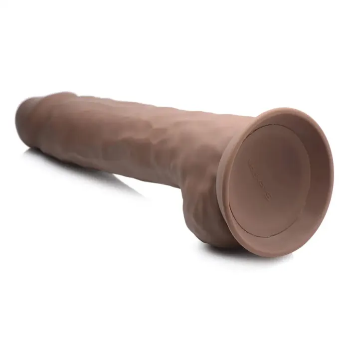 Silexpan Dark Hypoallergenic Silicone Dildo With Balls 10 Inch Curve Toys Dildos Silexpan Dark Hypoallergenic Silicone Dildo With Balls 10 Inch Curve Toys Dildos