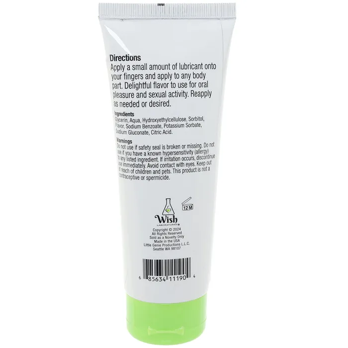 Smack Tarts Flavoured Lube 4oz118ml in Green Apple Little Genie Female Sex Toys